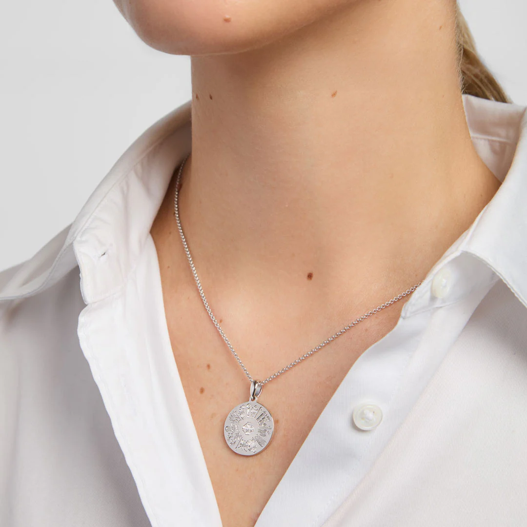 Silver History Of Ireland Disc Pendant - Image 3